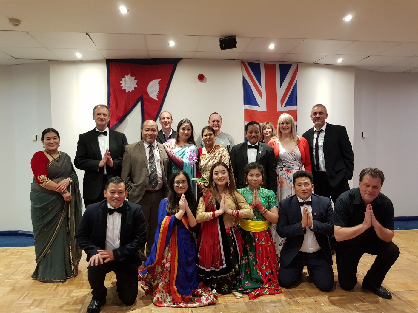 Gurkha Memorial Fund supporters and community members at a previous charity dinner